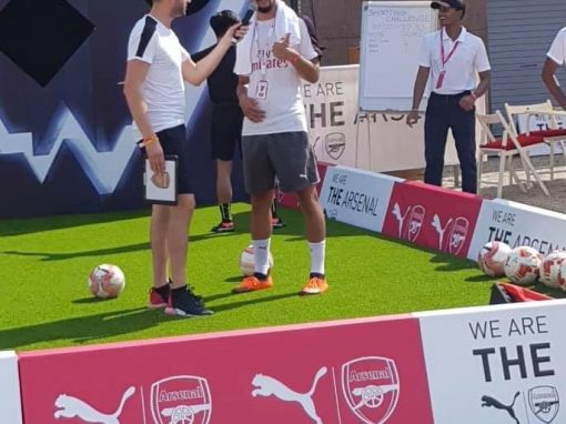 Puma x Arsenal at Marina Bay Sands 2018